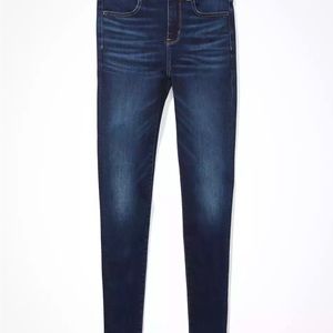 American eagle dark wash highwaisted jeans